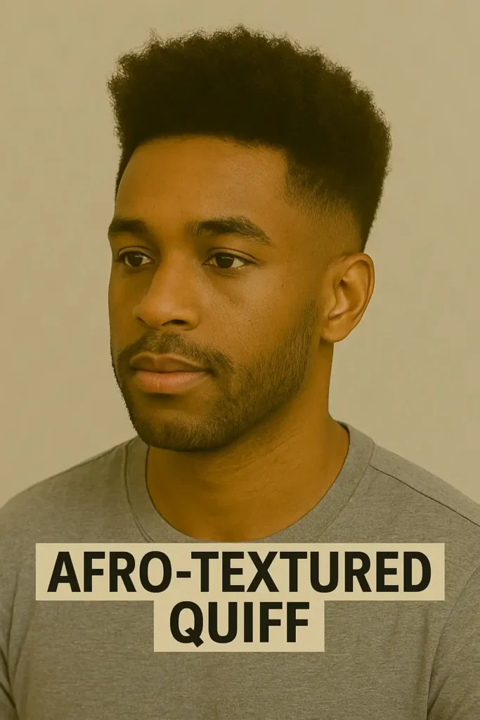 Afro-Textured Quiff