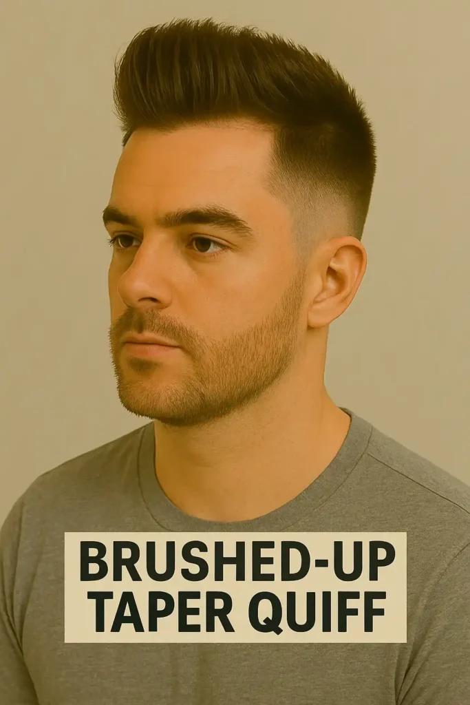 Brushed-Up Taper Quiff