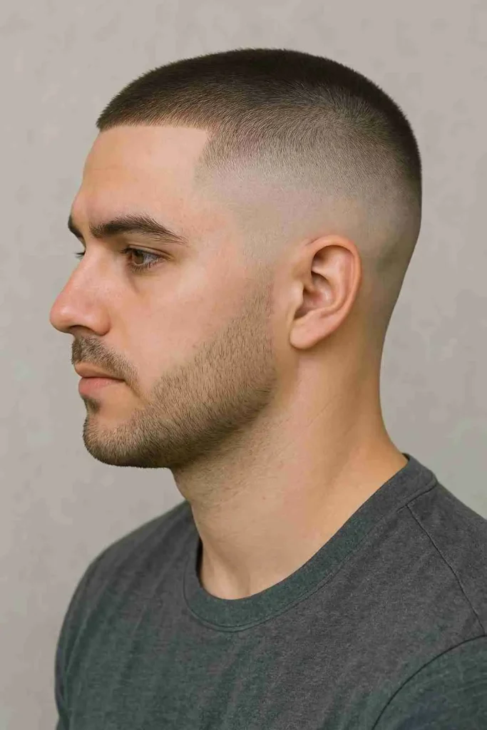 Buzz Cut with Skin Fade Hairstyle