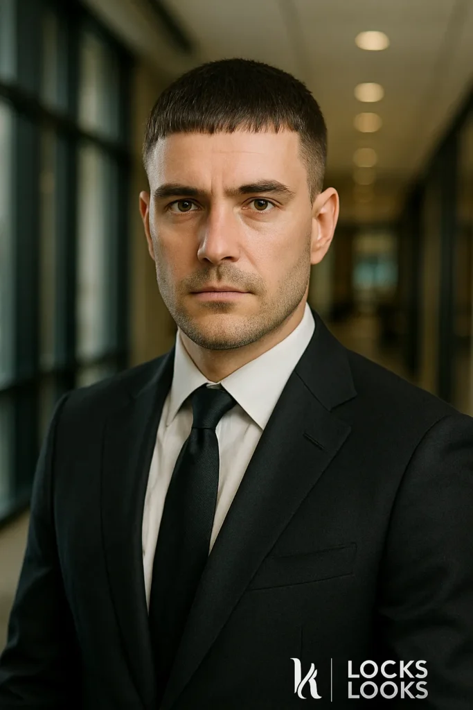 Caesar Cut Hairstyle