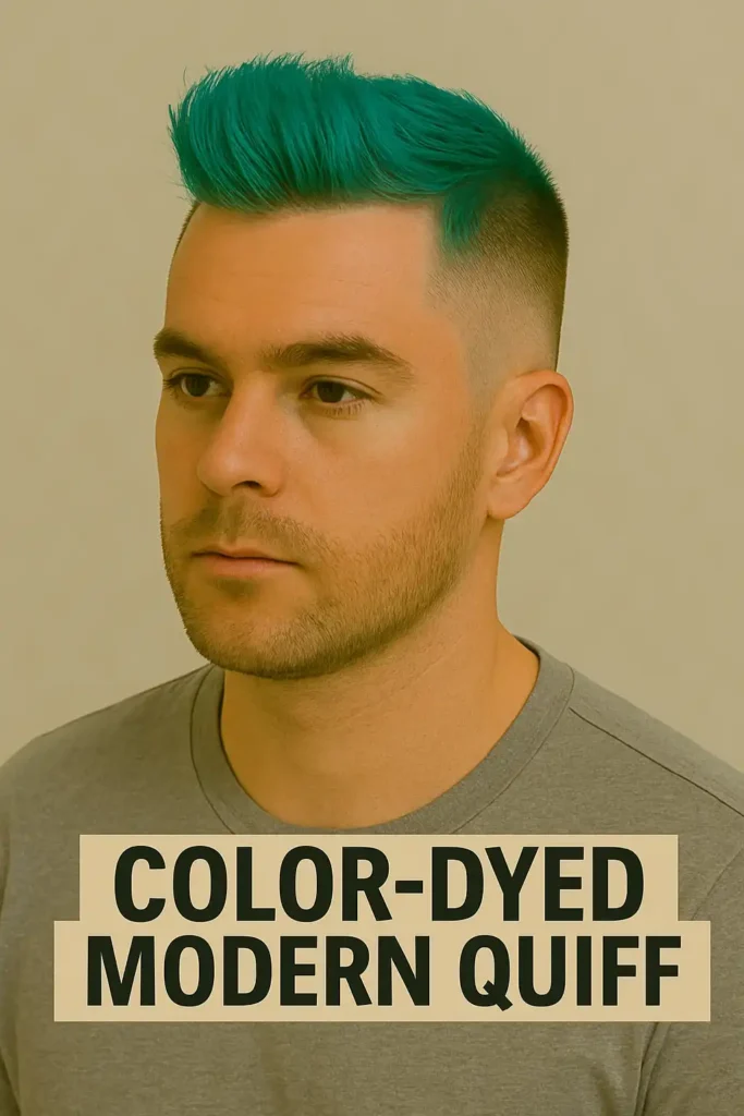 Color-Dyed Modern Quiff