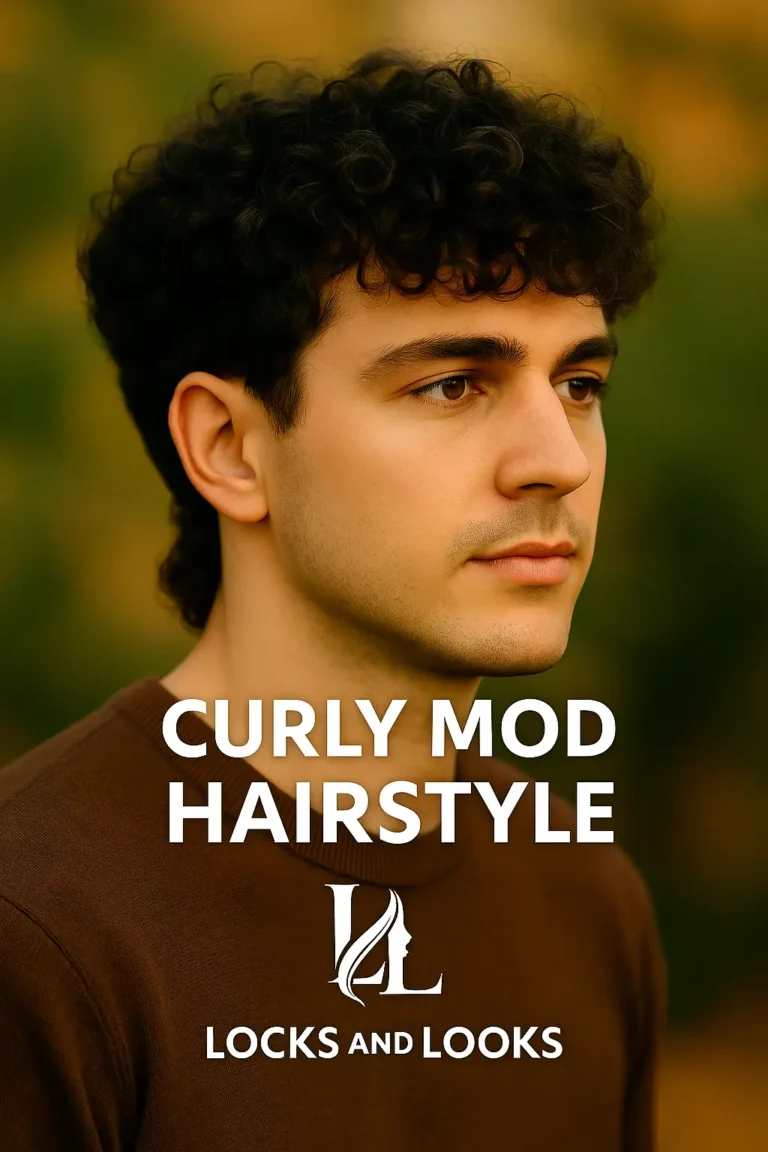 Curly Mod Hairstyle