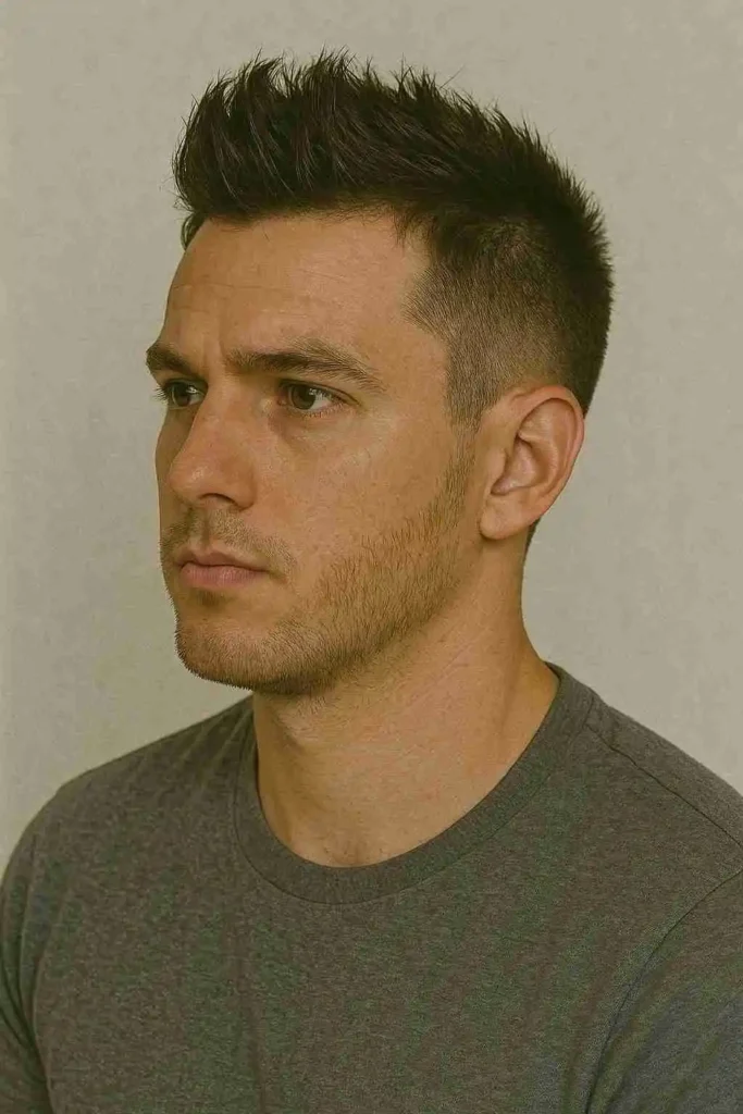 Faux Hawk with Taper Hairstyle