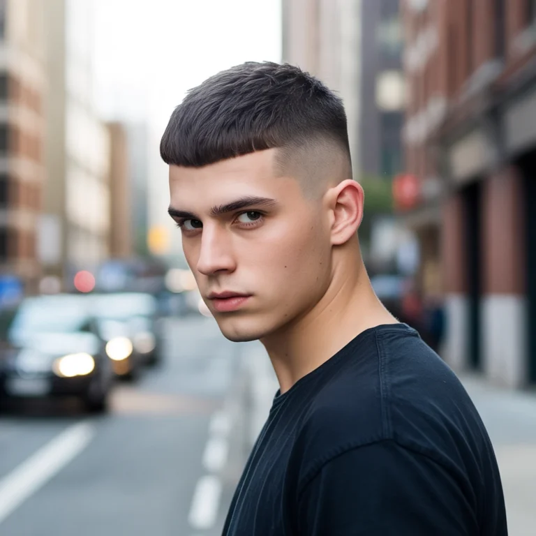 French Crop with Taper Fade