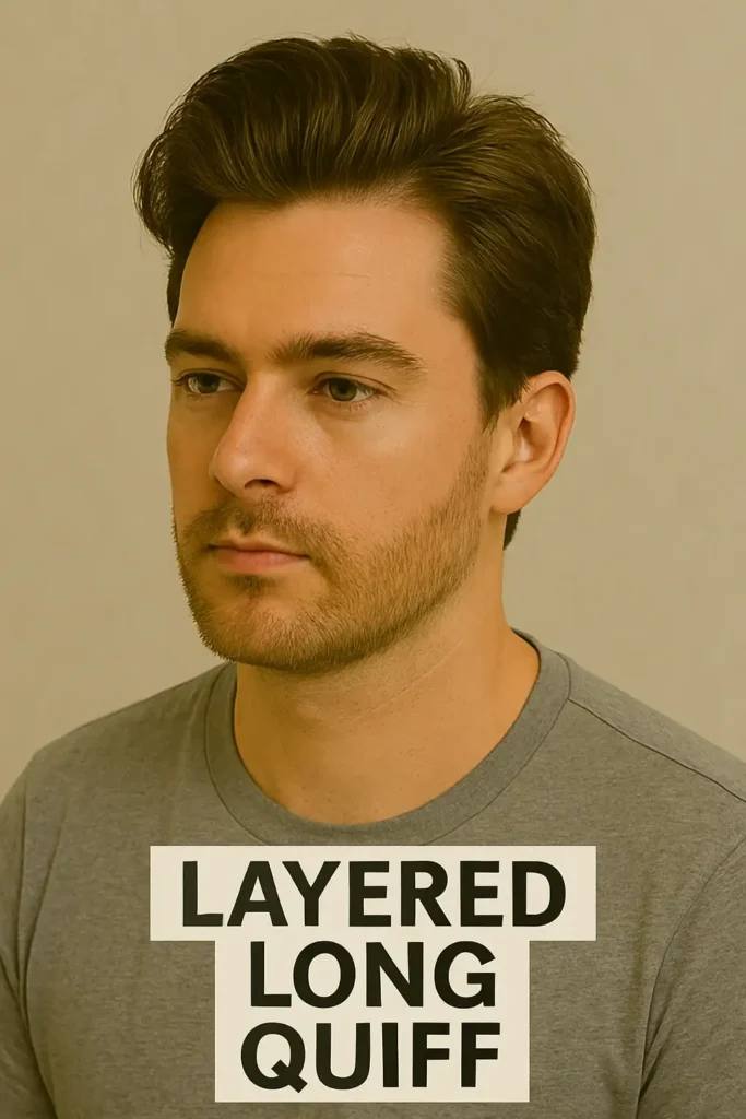 Layered Long Quiff