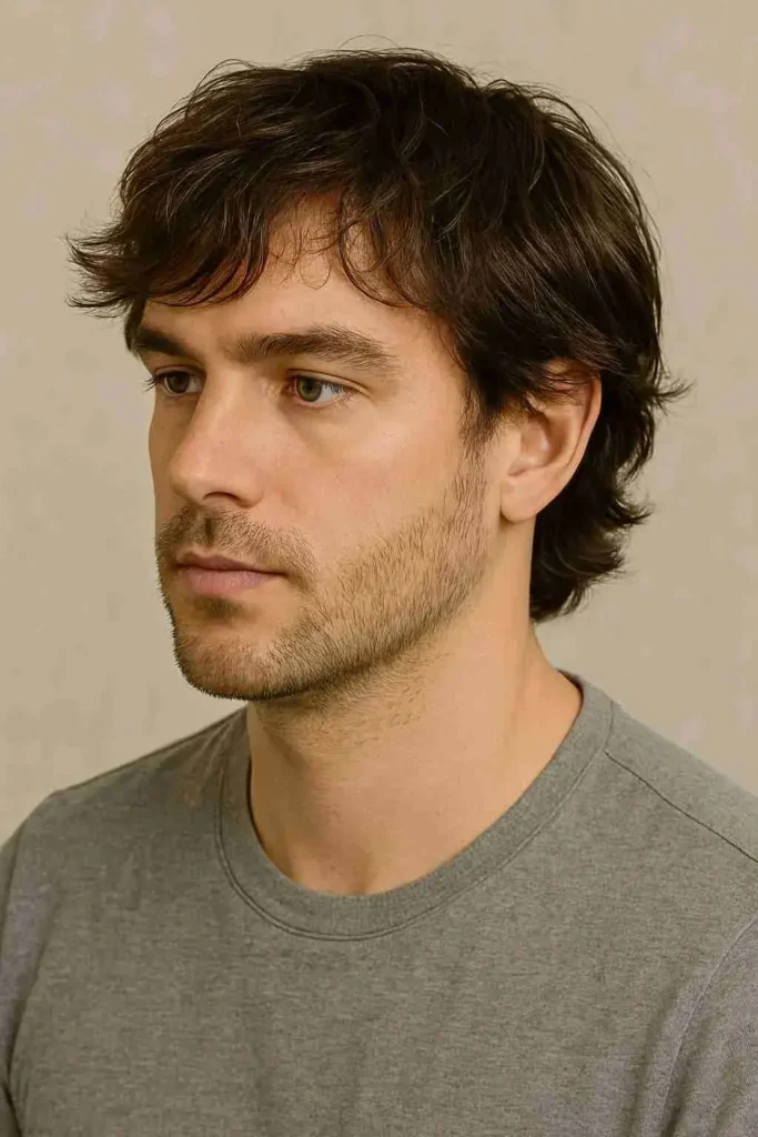 Medium Layered Waves Hairstyle