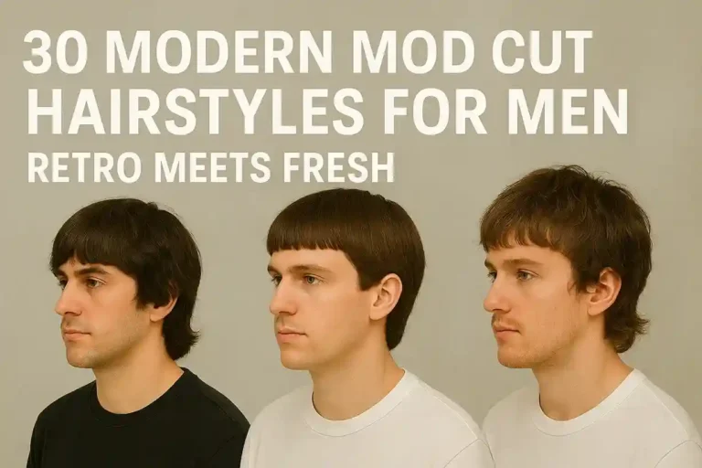 Mod Cut Hairstyles for Men