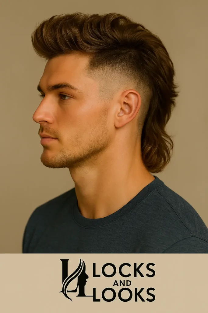 Quiff Mullet Fade