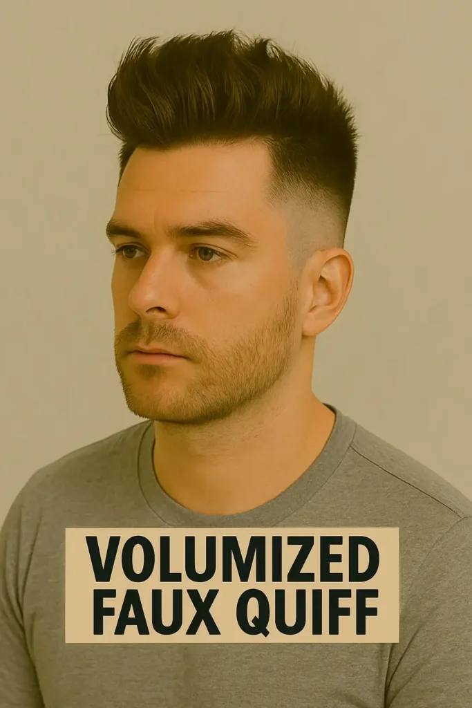 Volumized Faux Quiff