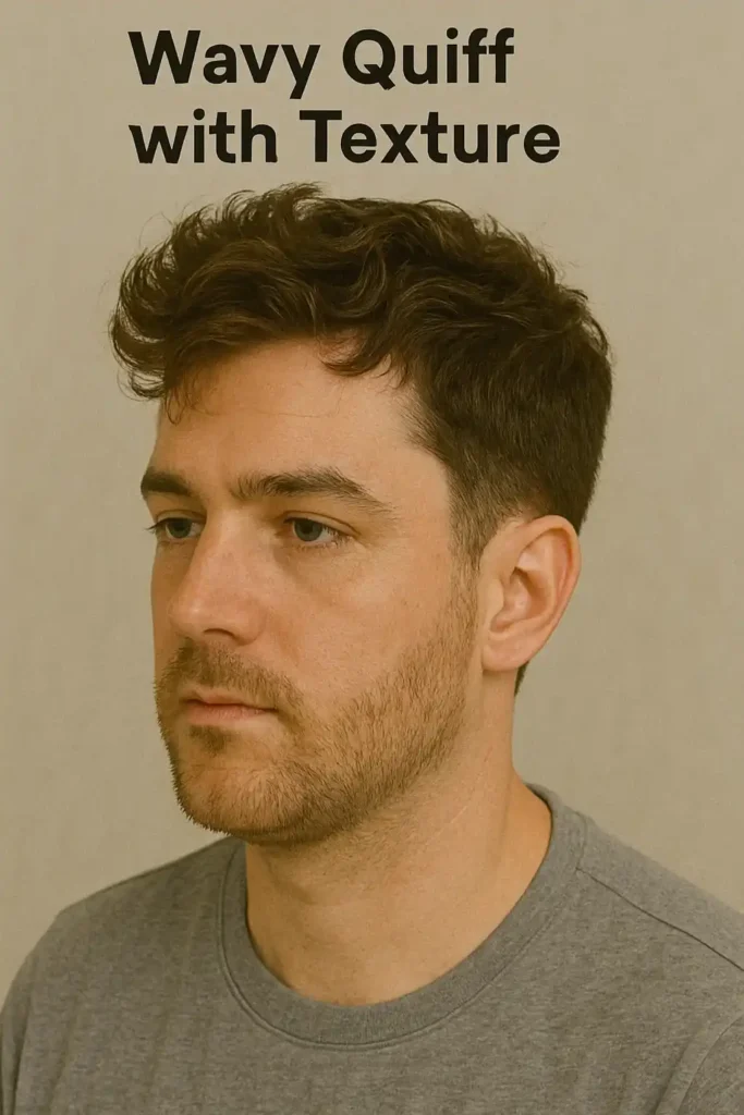 Wavy Quiff with Texture