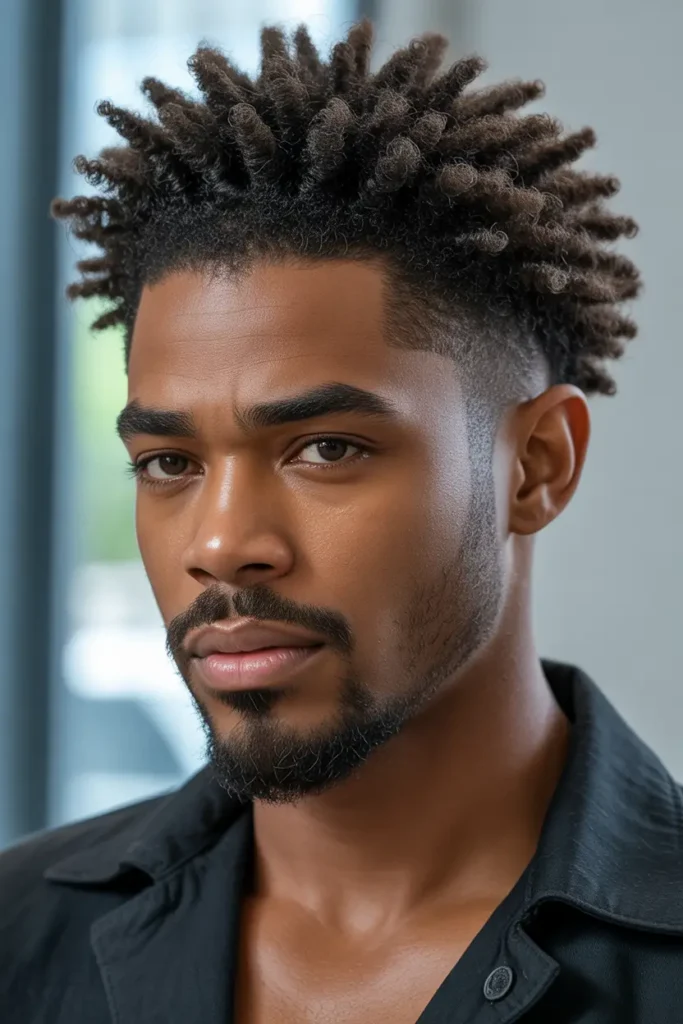 Afro-Textured Slick Back