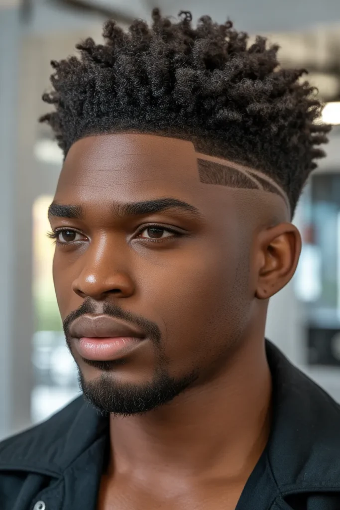 Afro with Tapered Layers