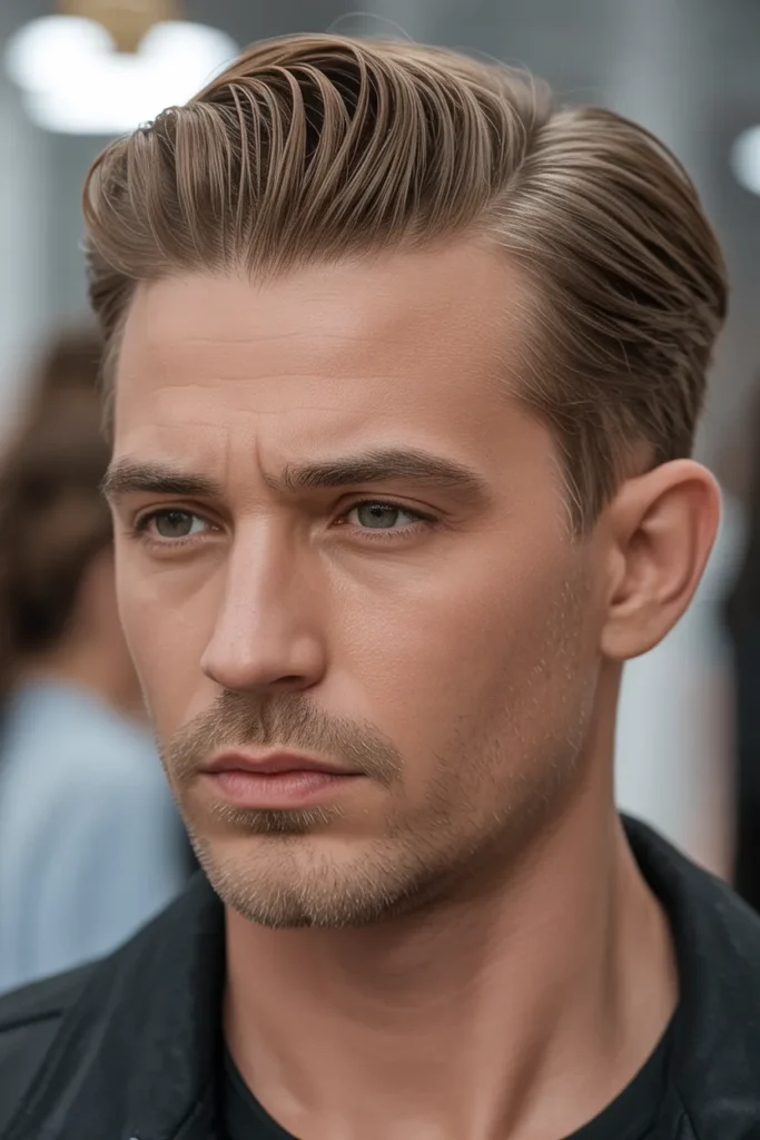 Blow-Dried Slick Back