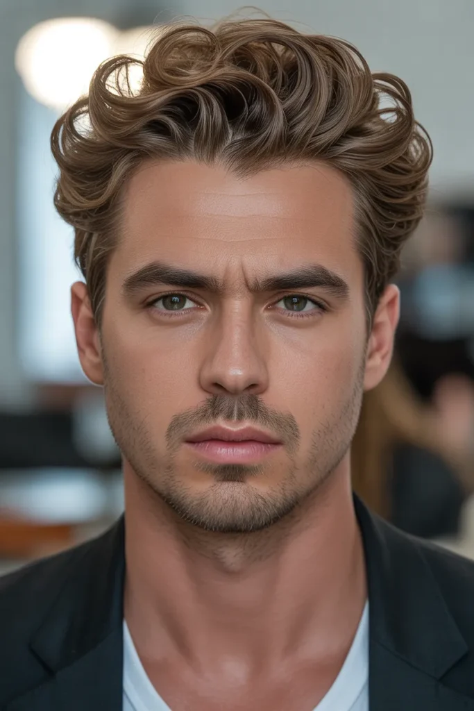 Blowout with Messy Crown