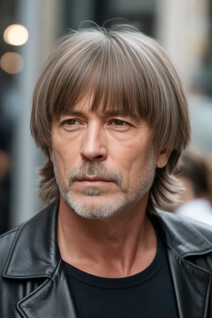 Blunt Fringe Shag