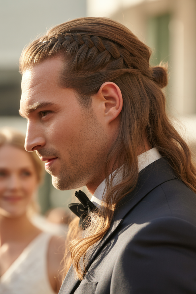 Braided Half-Up Style