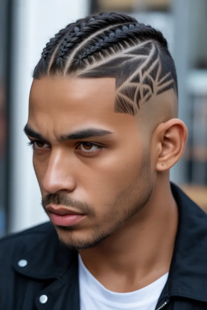 Braided Hawk with Design