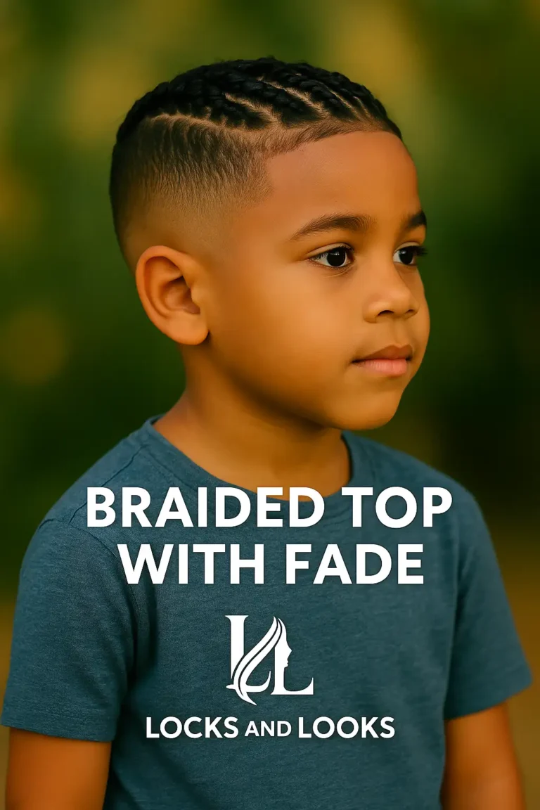 Braided Top with Fade