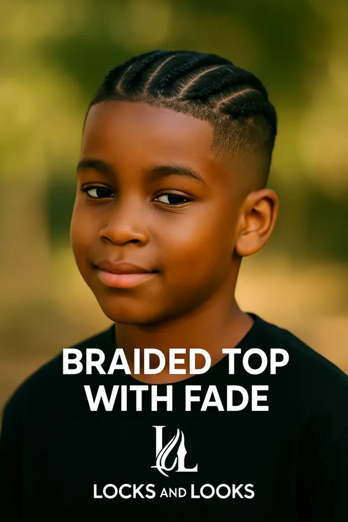 Braided Top with Fade