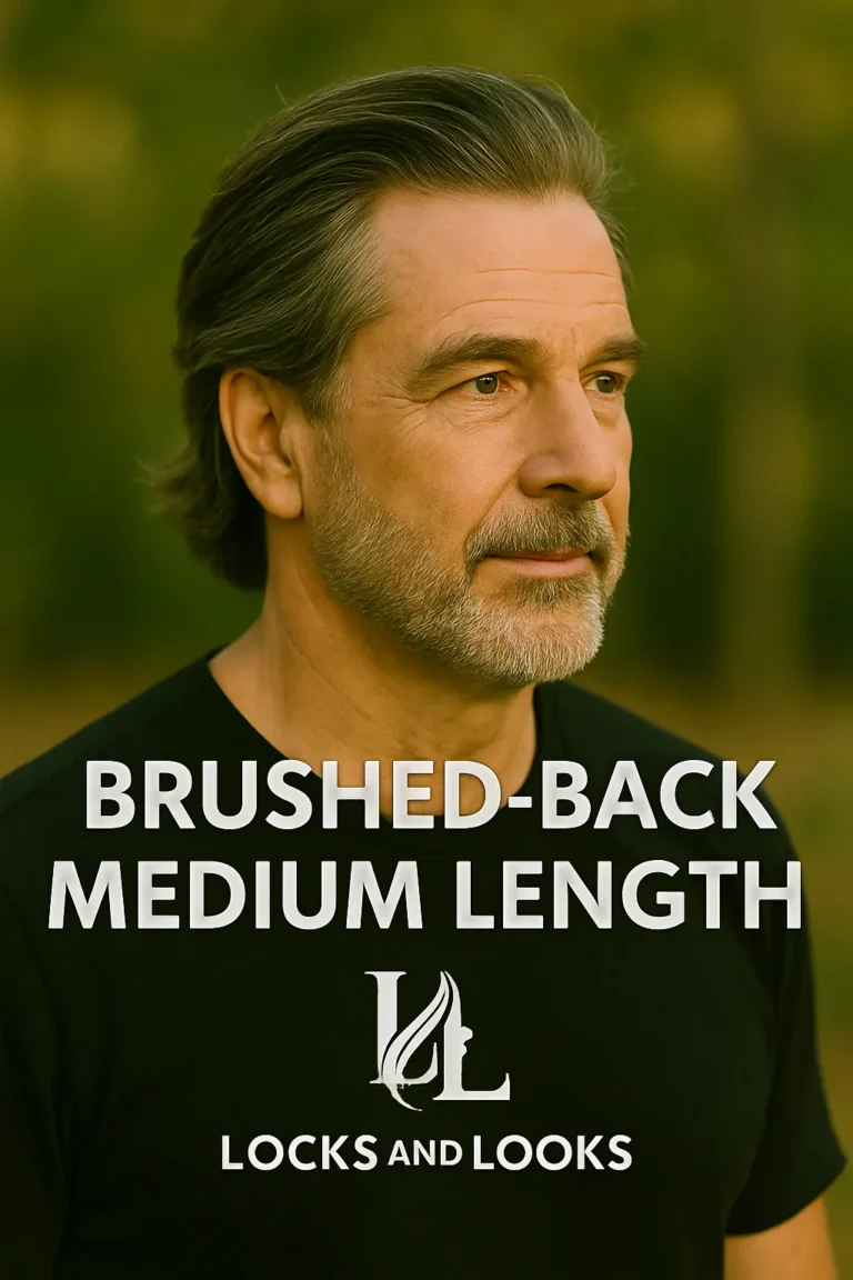 Brushed-Back Medium Length
