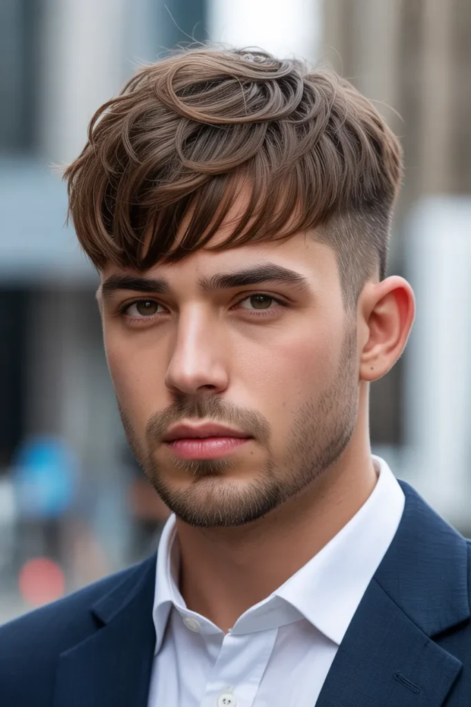 Brushed-Forward Textured Top