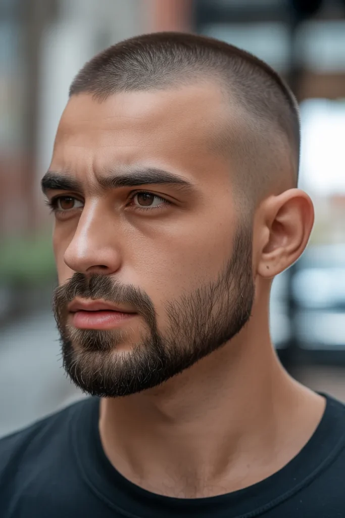 Buzz Cut with Beard
