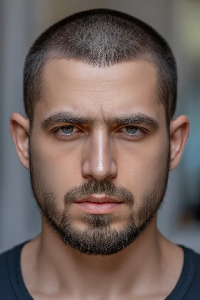 Buzz Cut with Beard