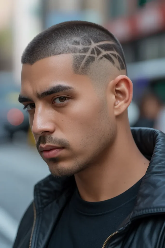 Buzz Cut with Design