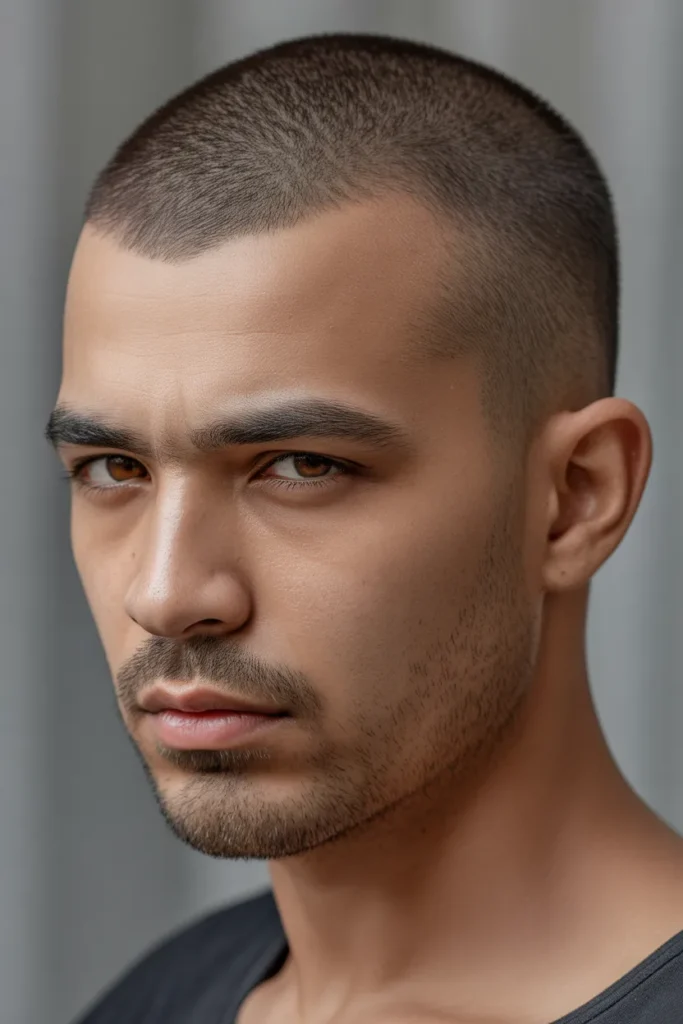 Buzz Cut with Grown-In Texture