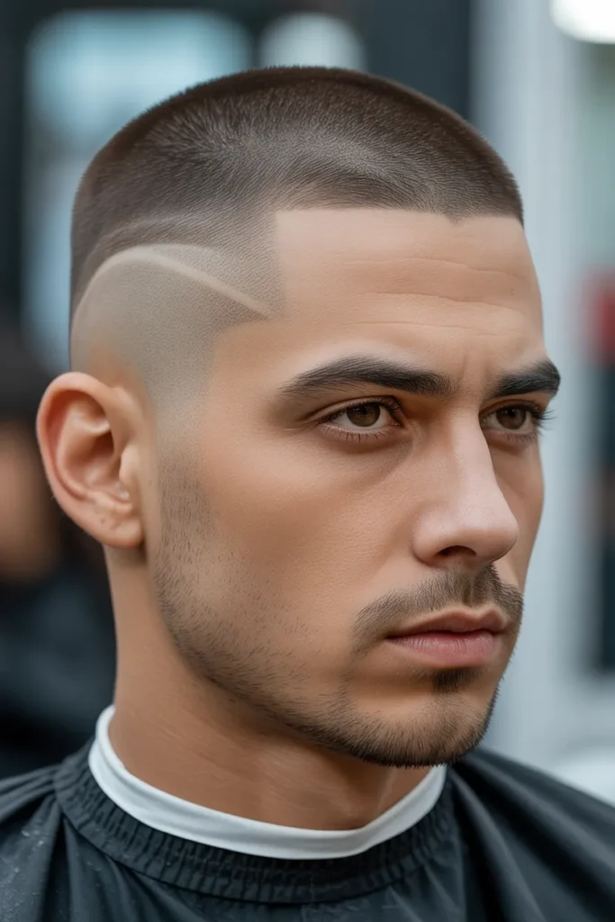 Buzz Cut with Line-Up