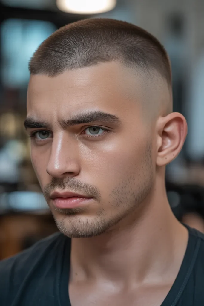 Buzz Cut with Skin Fade