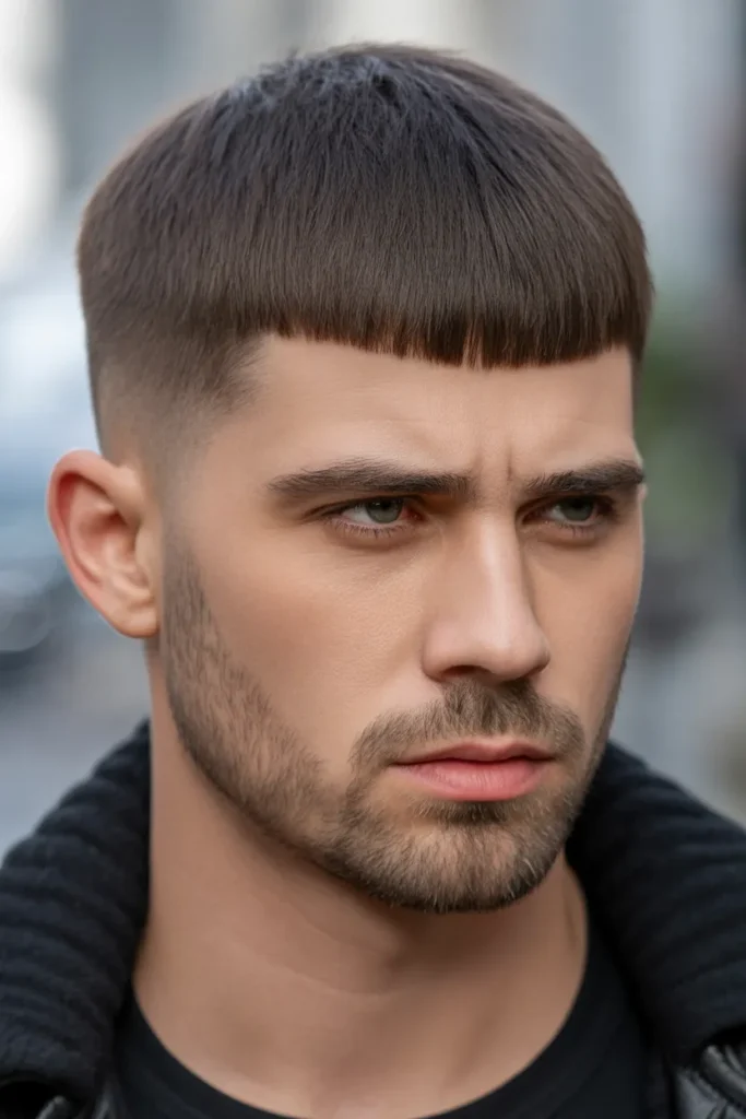 Caesar Cut (Modern Euro Version)