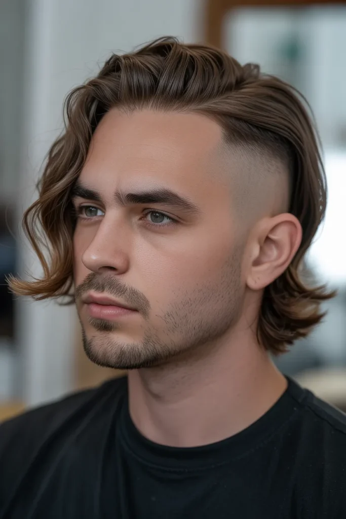 Center Part with Face-Framing Layers