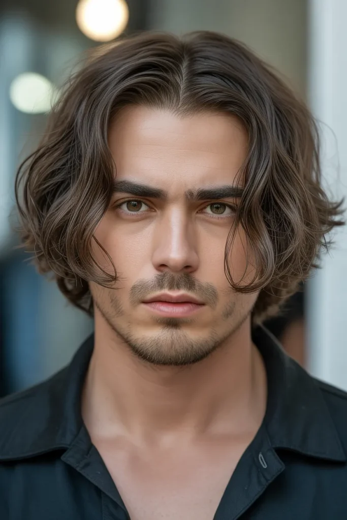 Chin-Length Bob Middle Part