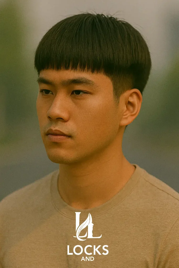 Choppy Bangs with Straight Cut