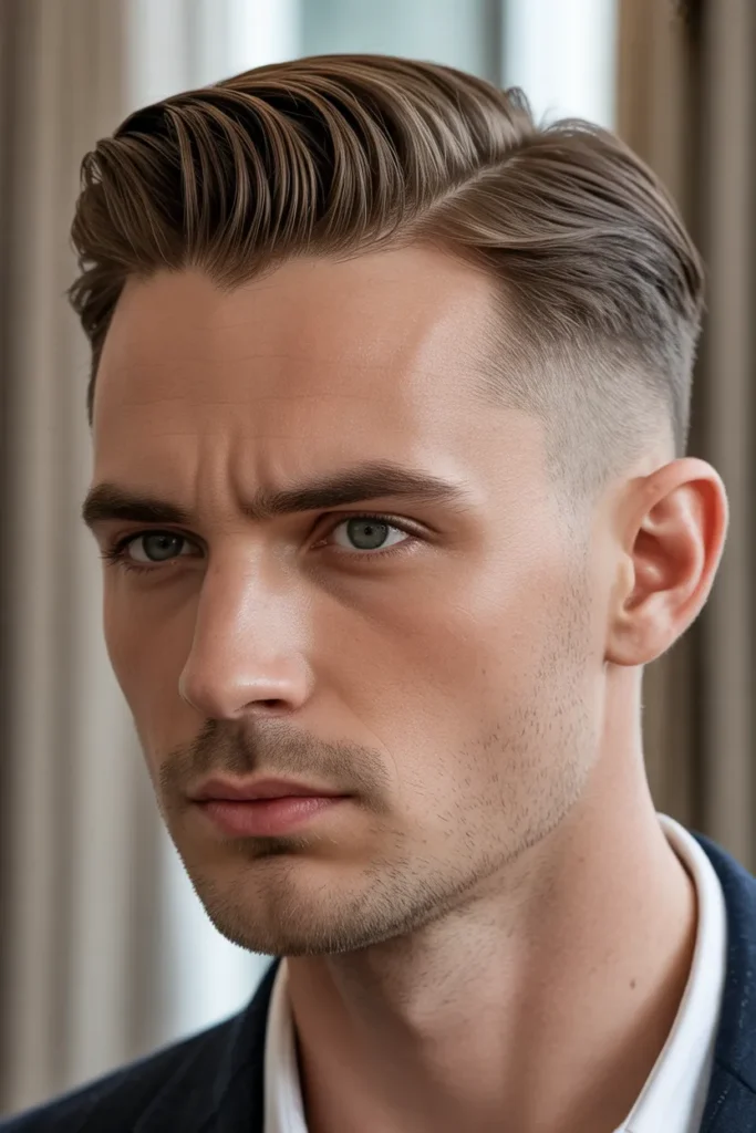 Classic Taper Comb-Over