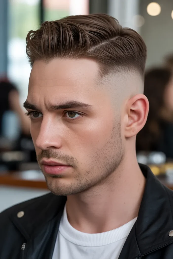 Comb-Over with Burst Fade