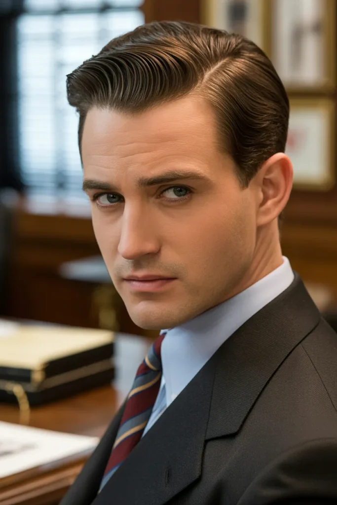 Comb-Over with Clean Sides