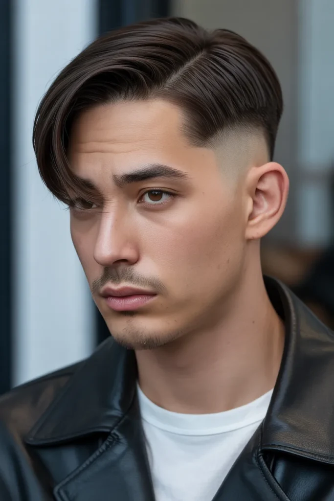 Comb-Over with Curtain Undercut