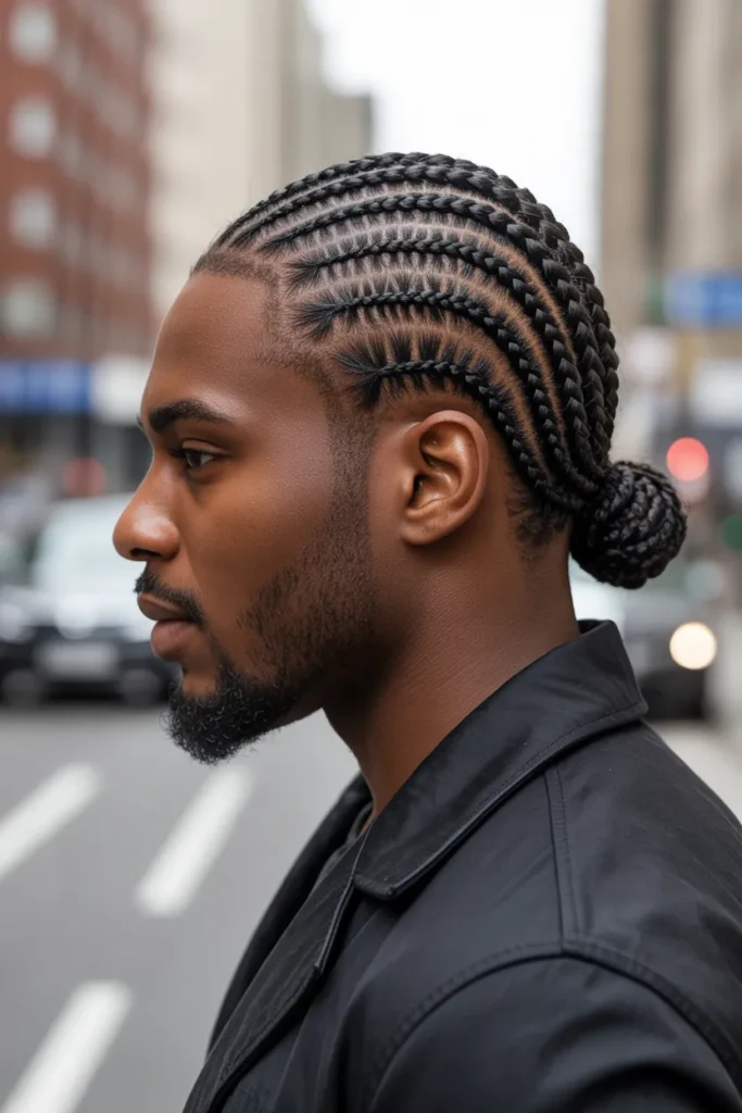 Cornrow Bun