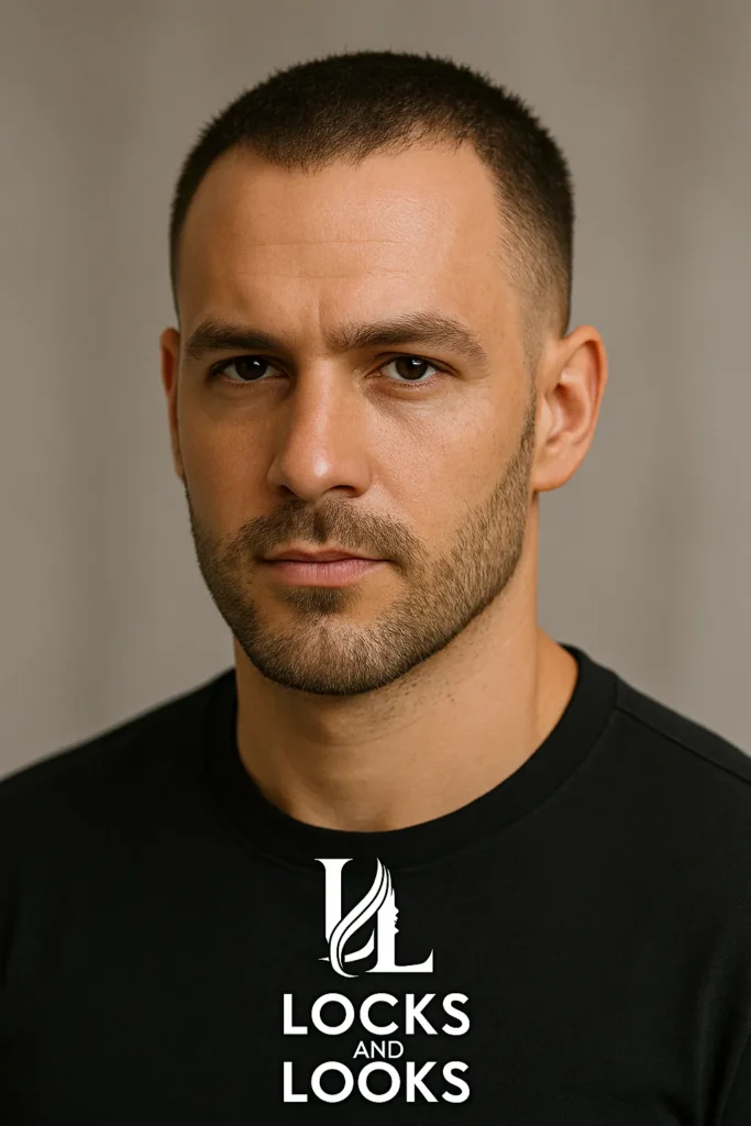 Crew Cut for Receding Hairline