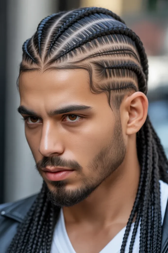 Criss-Cross Box Braids