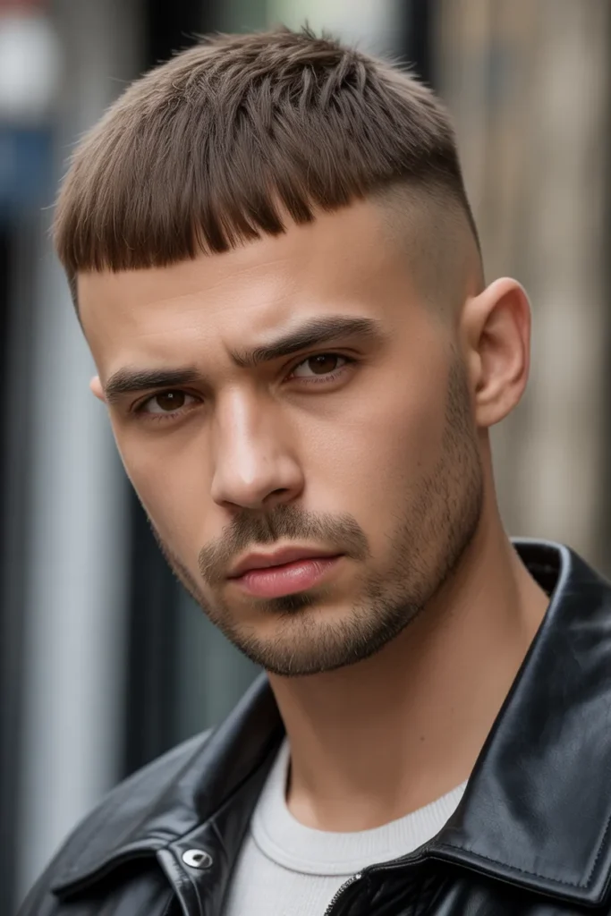 Cropped Caesar Bangs