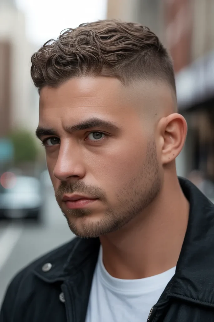 Cropped Fade with Waves
