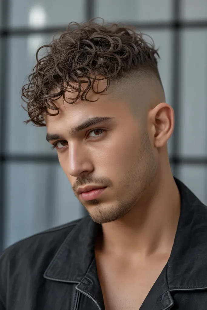 Curly Buzz Cut