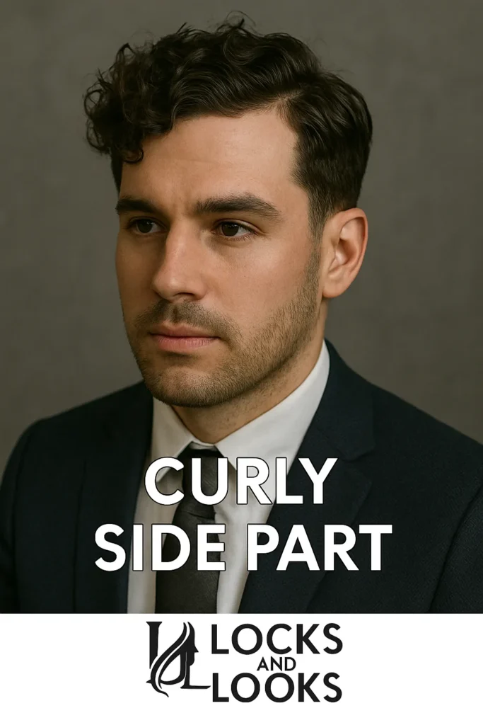 Curly Side Part