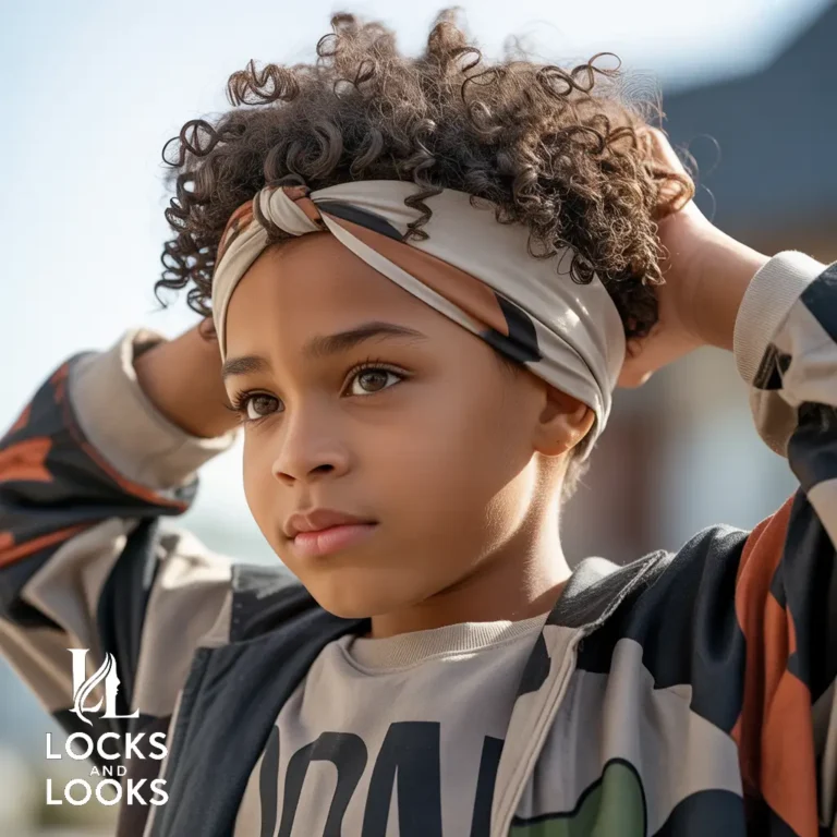 Curly Top with Band or Headwrap