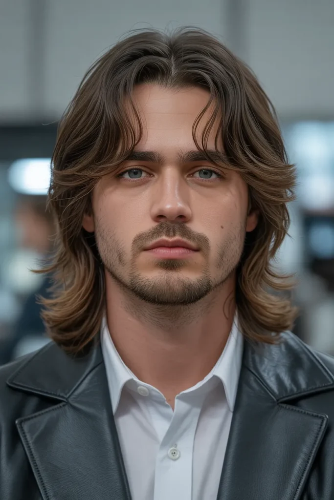 Curtain Bangs with Length