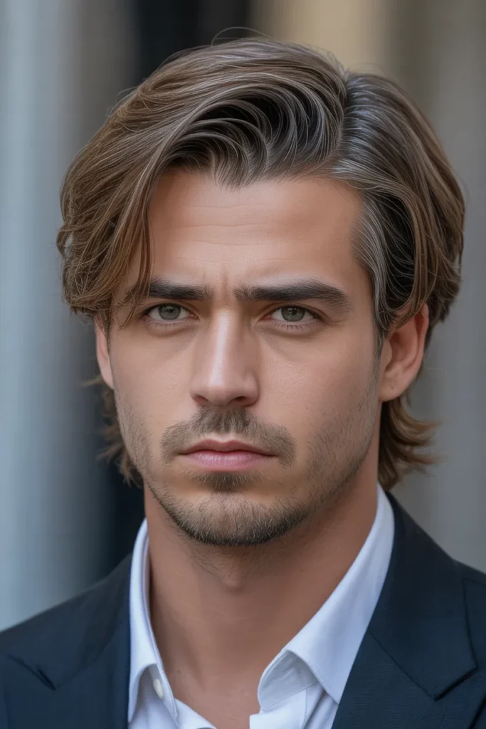 Curtain Haircut (Middle Part)