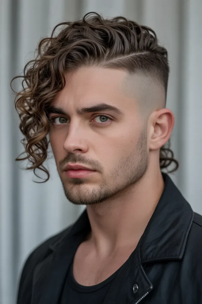 Defined Ringlets with Undercut